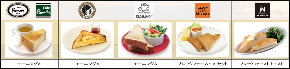 1月14日開始 期間限定『モーニング無料キャンペーン』